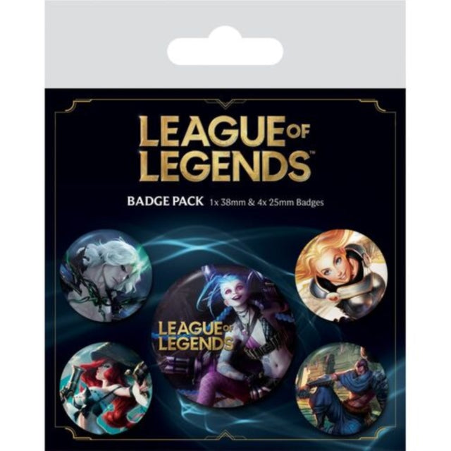 League Of Legends Button Badge Pack