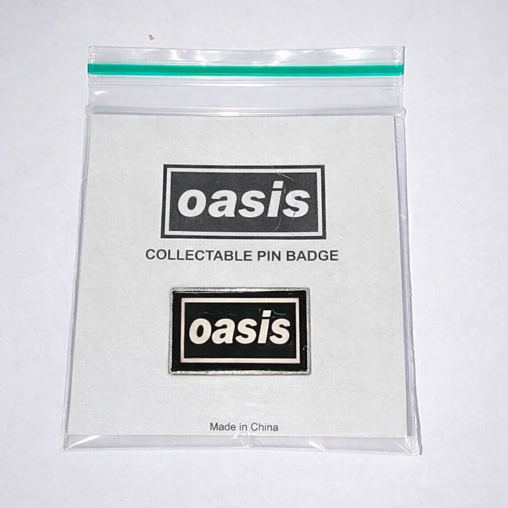 Oasis Pin Badges