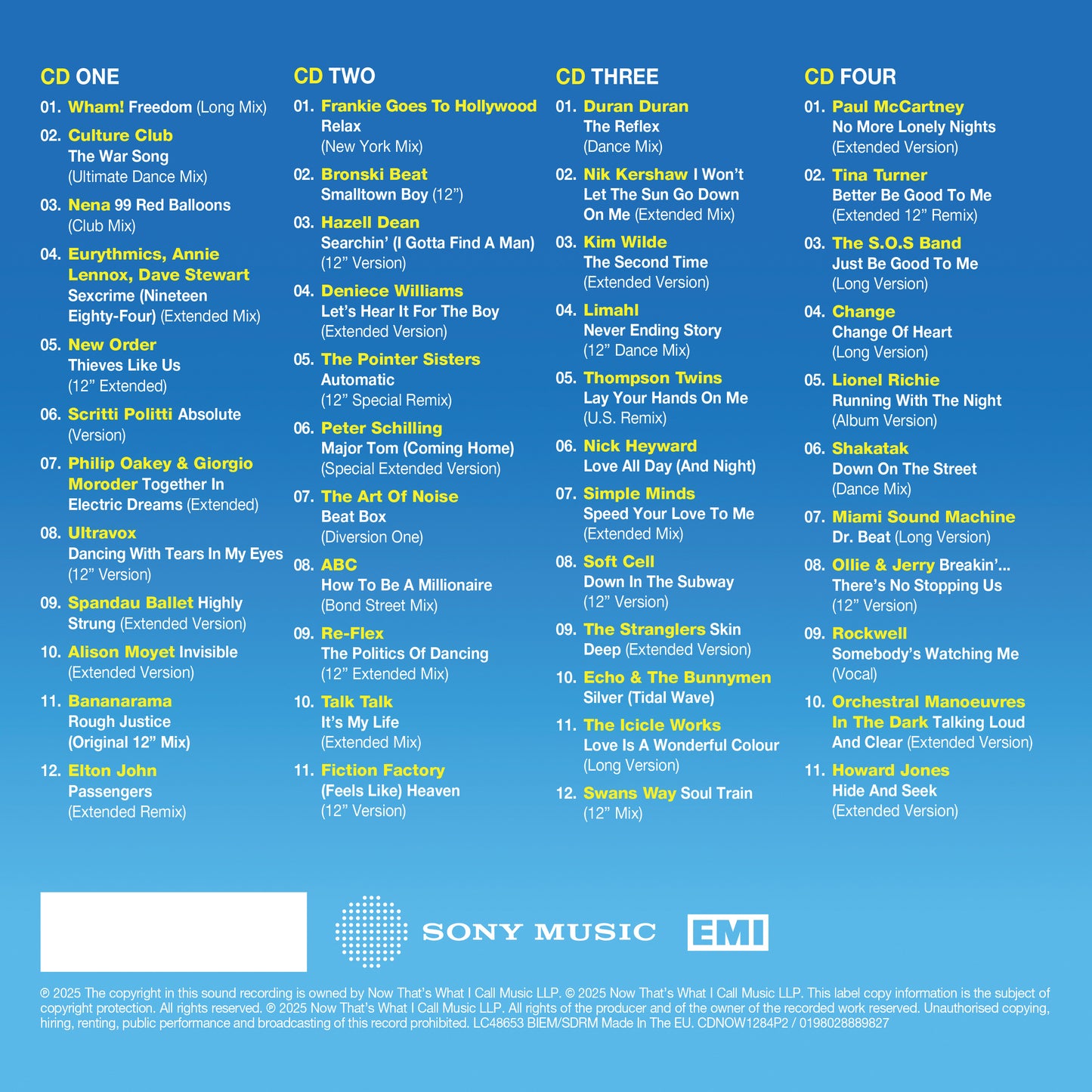 Now 12" 80's: 1984 - Part 2