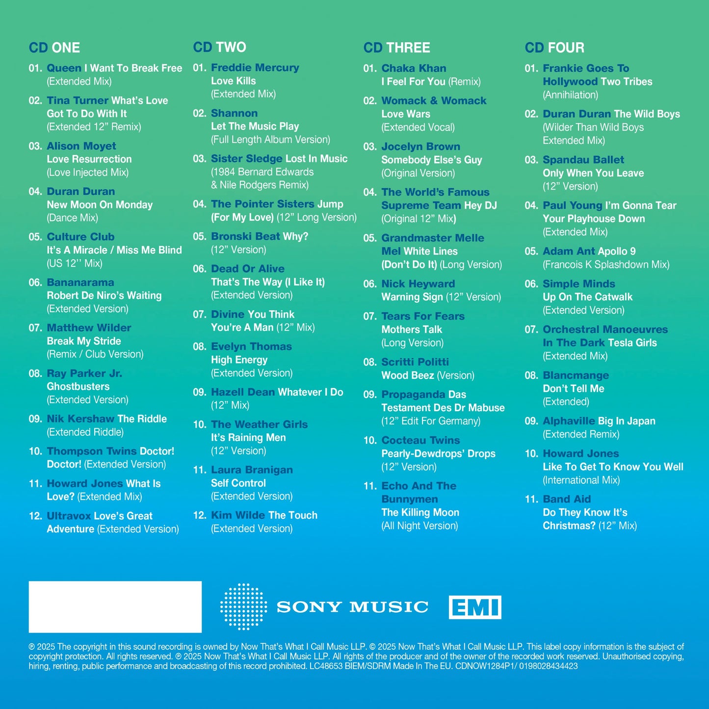 NOW 12" 80's: 1984 - Part 1