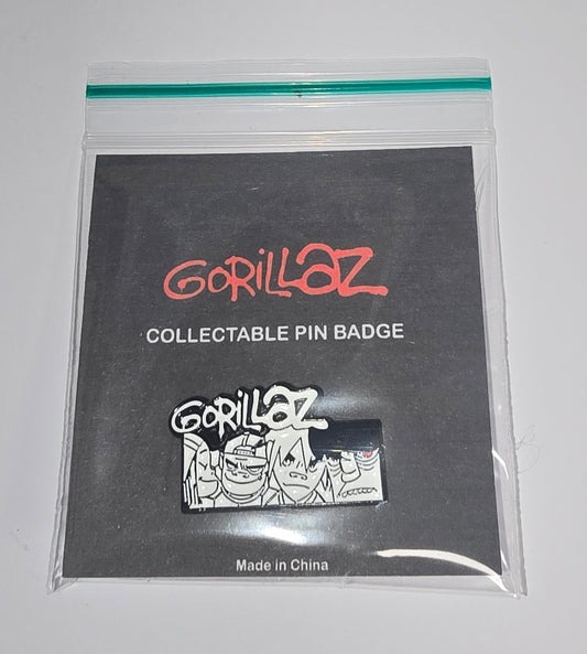 Gorillaz Pin Badge