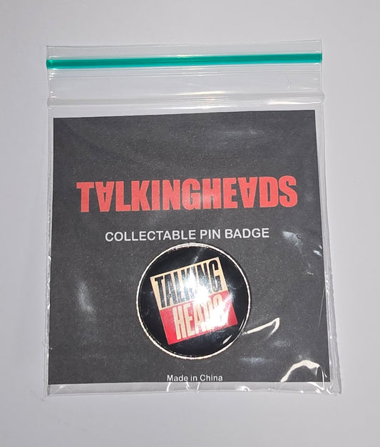 Talking Heads Pin Badge