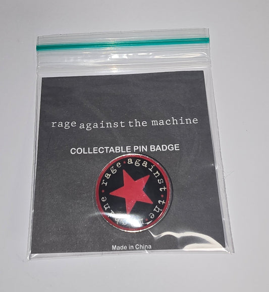 Rage Against The Machine Pin Badge