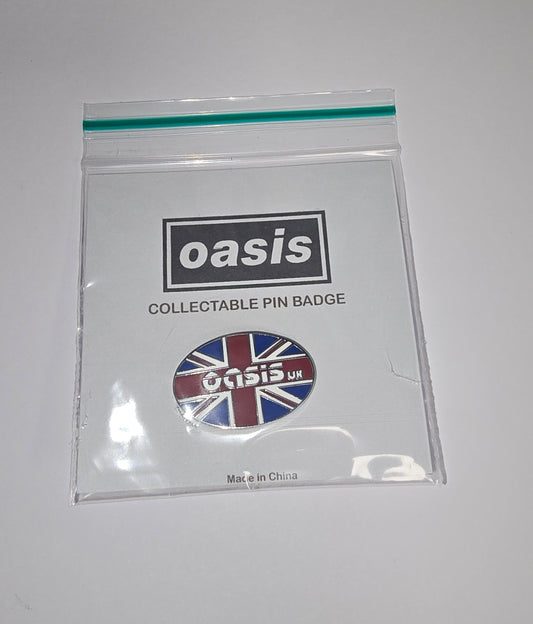 Oasis Pin Badge