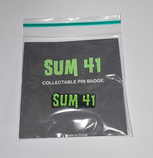 Sum 41 Pin Badge