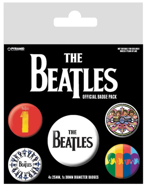 The Beatles Button Badge Packs