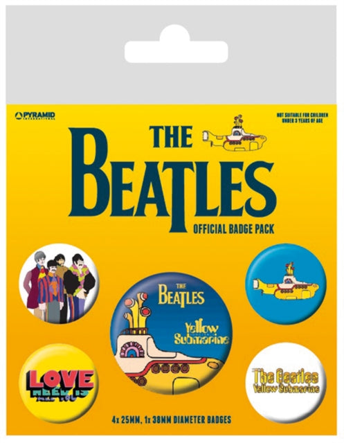 The Beatles Button Badge Packs