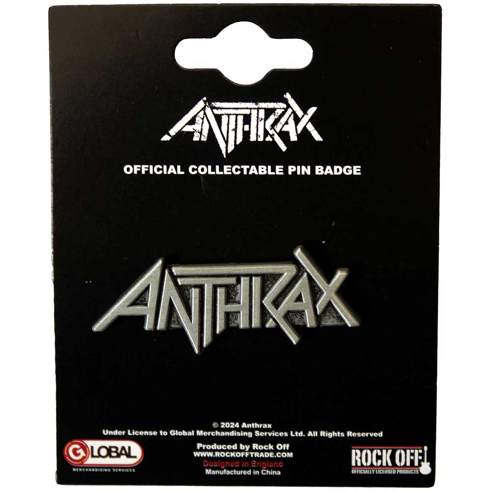 Anthrax Pin Badge: Logo