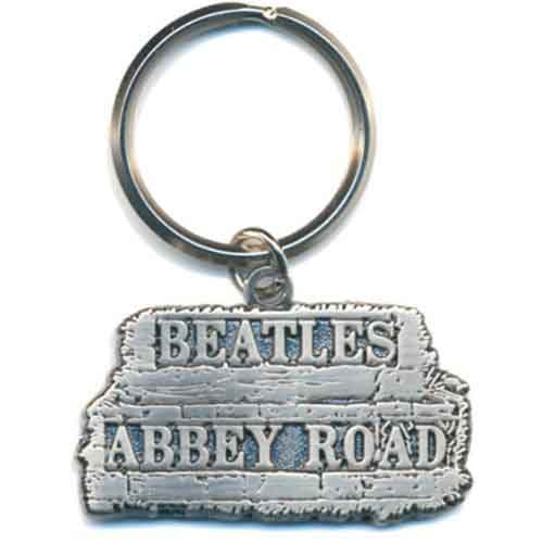 The Beatles Keychain: Abbey Road Sign (Relief)