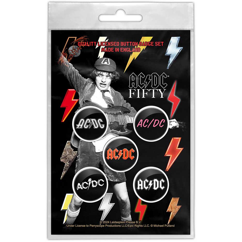 AC/DC Button Badge Packs – Revolution Records