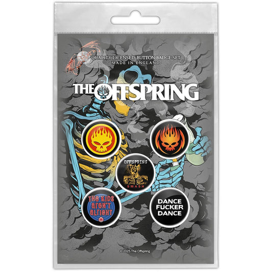 The Offspring Button Badge Packs