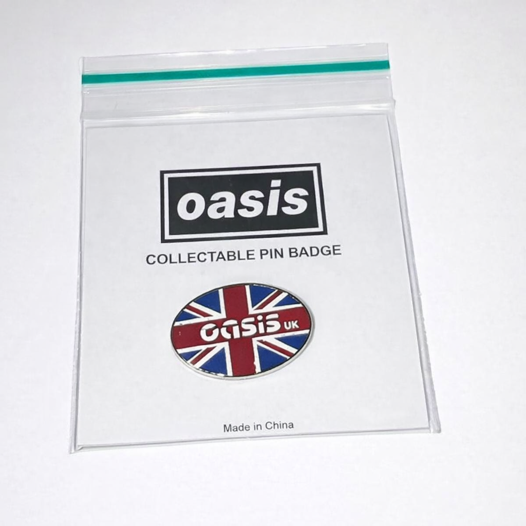 Oasis Pin Badges