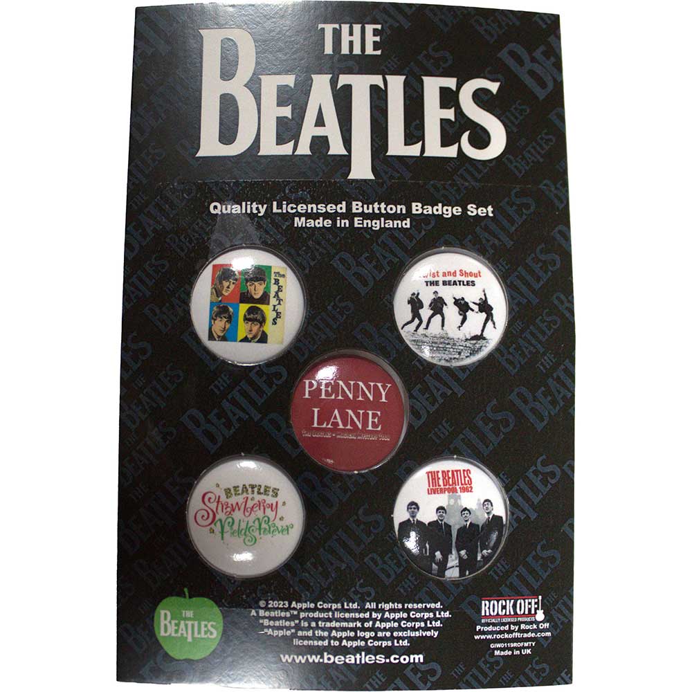 The Beatles Button Badge Pack