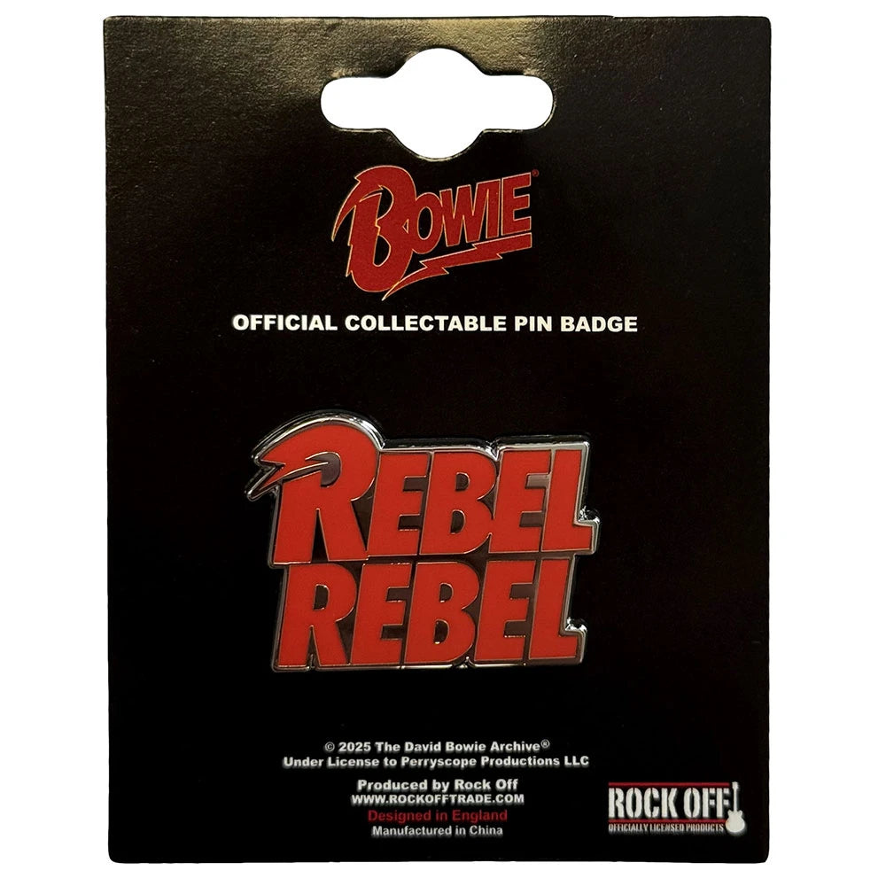 David Bowie Pin Badges