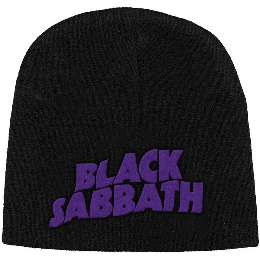 Black Sabbath Unisex Hats: Purple Logo