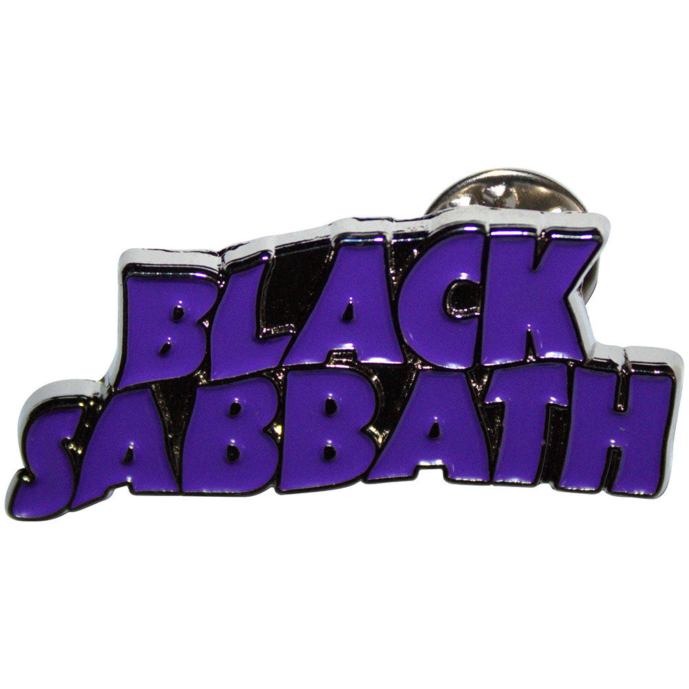 Black Sabbath Pin Badge: Wavy Logo
