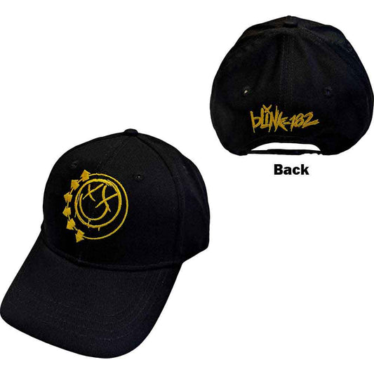 Blink-182 Unisex Hats: Yellow Six Arrow Smile