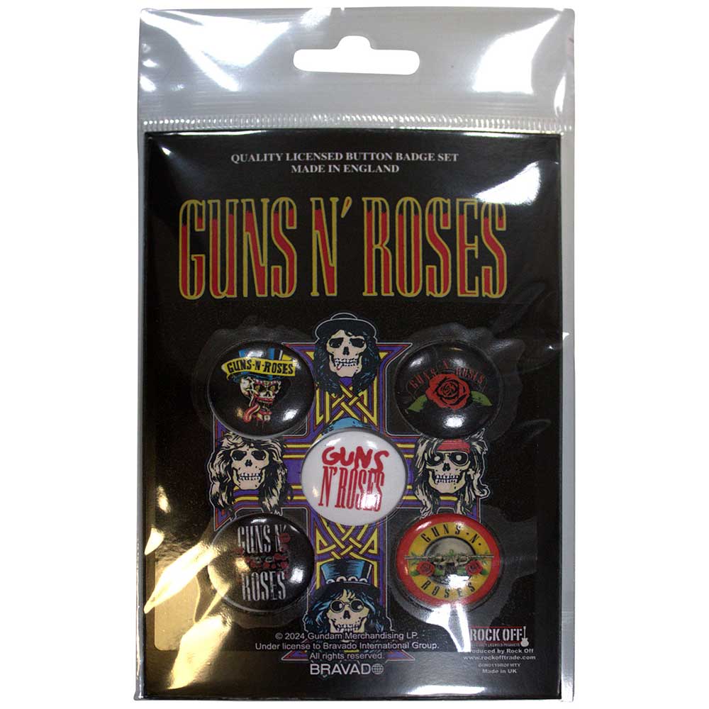 Guns N' Roses Button Badge Packs
