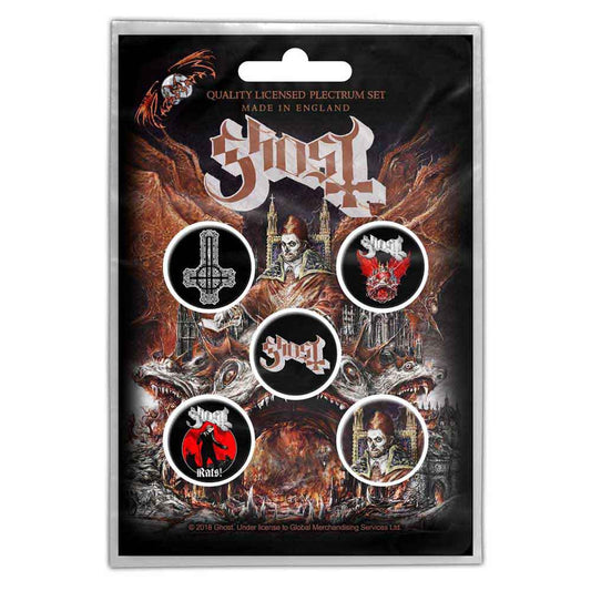 Ghost Button Badge Packs