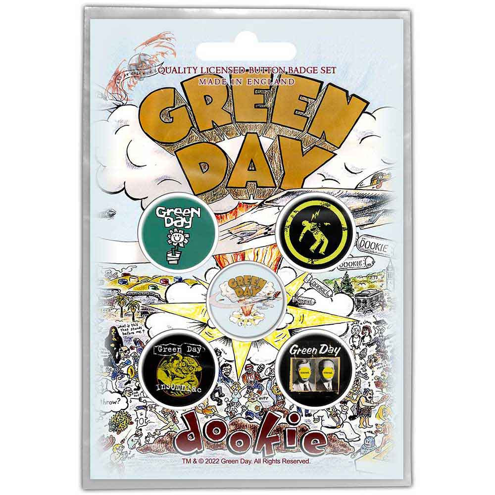 Green Day Button Badge Packs