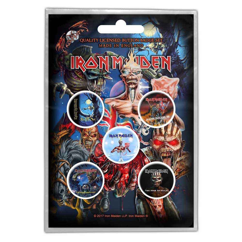 Iron Maiden Button Badge Packs