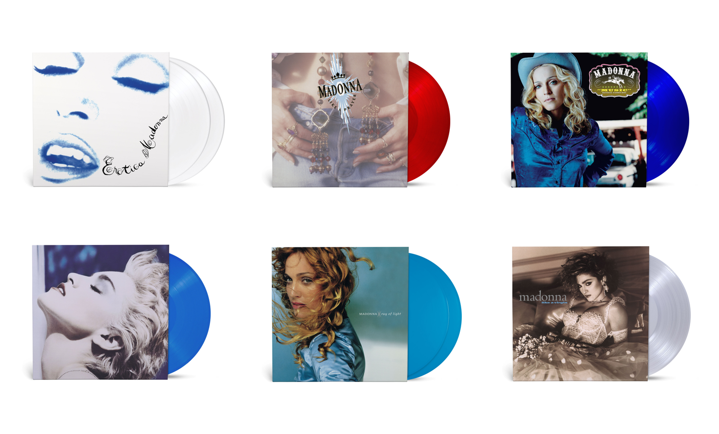 Madonna - 6 x Coloured Vinyl Bundle