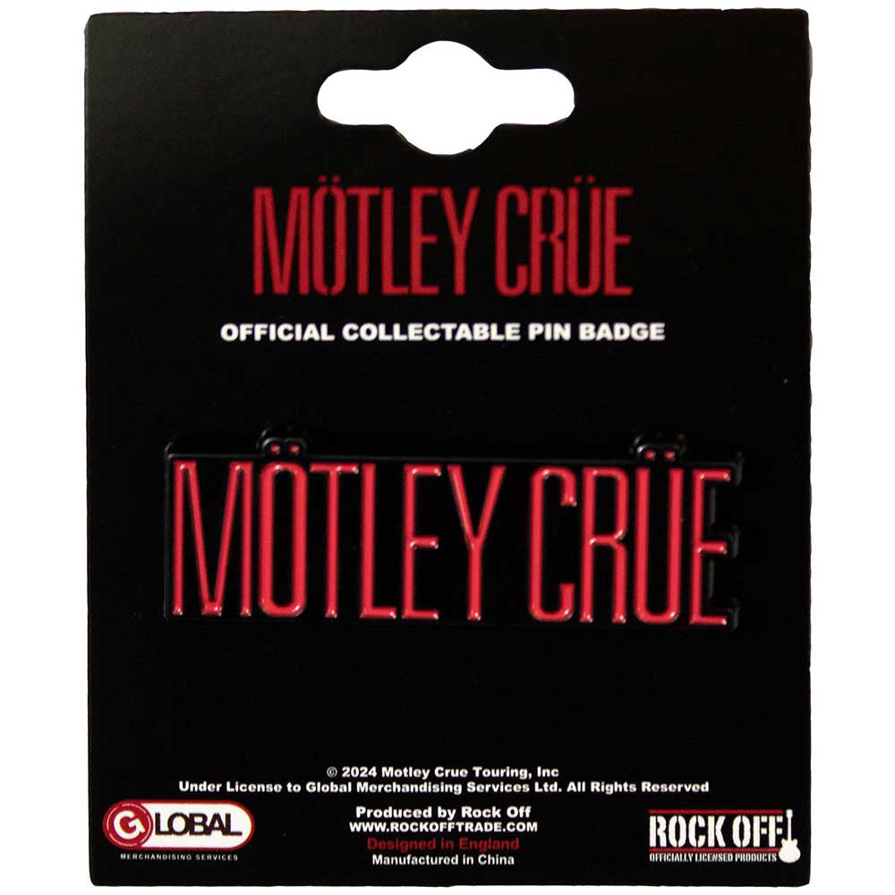 Mötley Crüe Pin Badges
