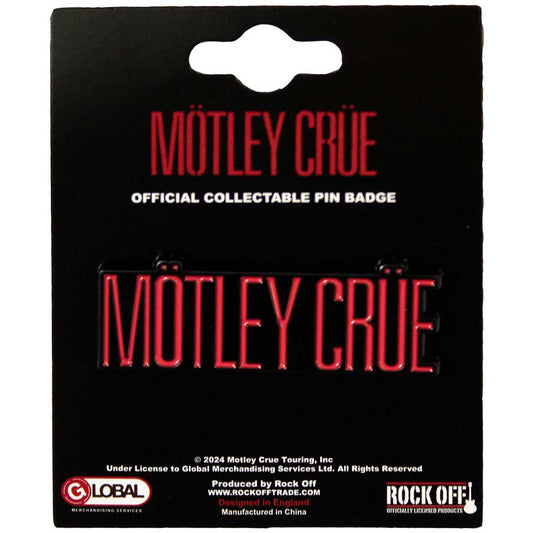 Mötley Crüe Pin Badges