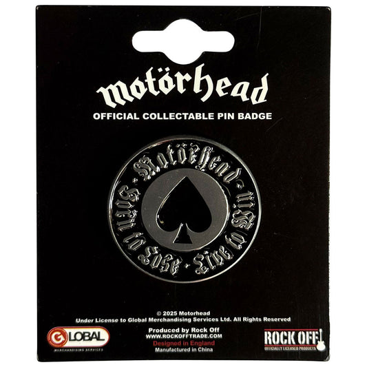 Motörhead Pin Badges