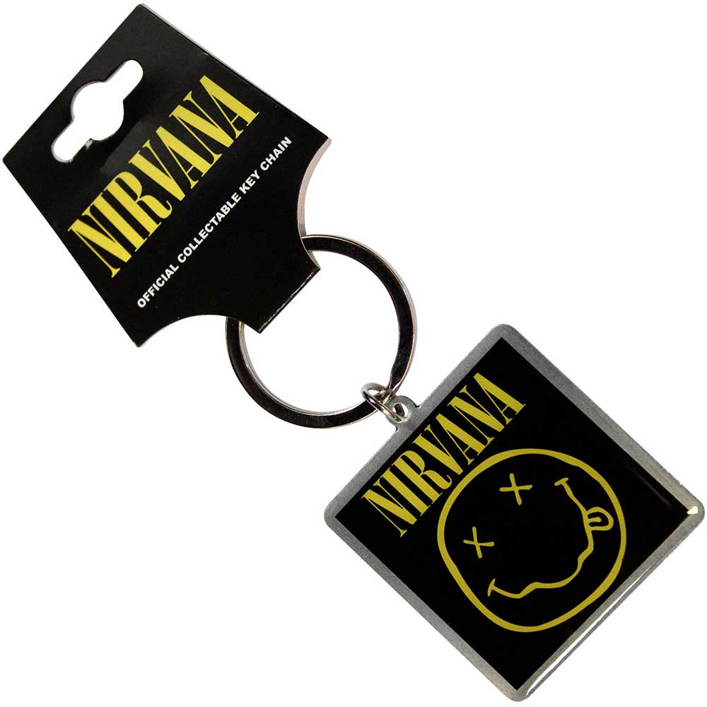 Nirvana Keychain: Happy Face Photo Print