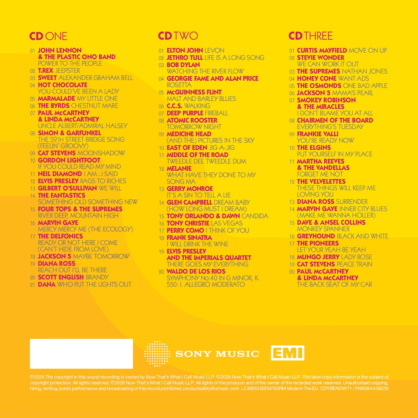 NOW – Yearbook Extra 1971