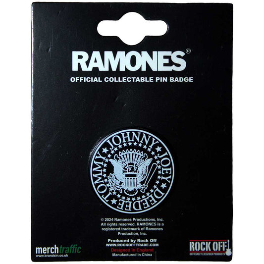 Ramones Pin Badge: Presidential Seal Emblem