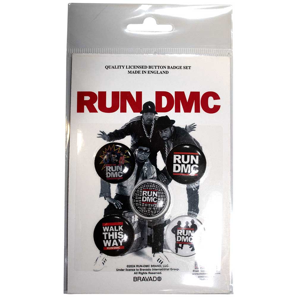 Run DMC Button Badge Packs