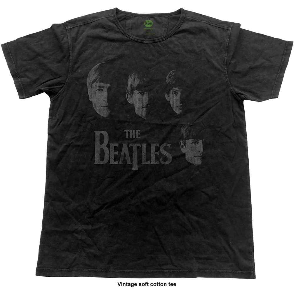 The Beatles Unisex Vintage T-Shirt: Vintage Faces