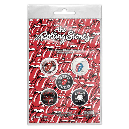The Rolling Stones Button Badge Packs