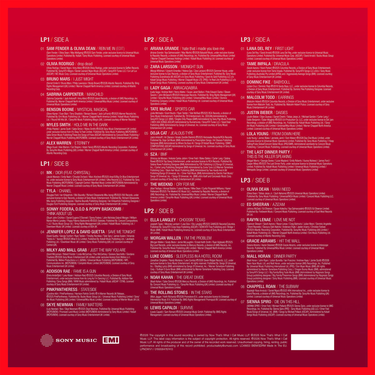 NOW That's What I Call Music! : Vinyl [25-26]