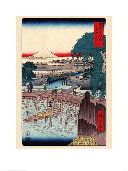 Hiroshige - Ichkoku Bridge in the Eastern Capital