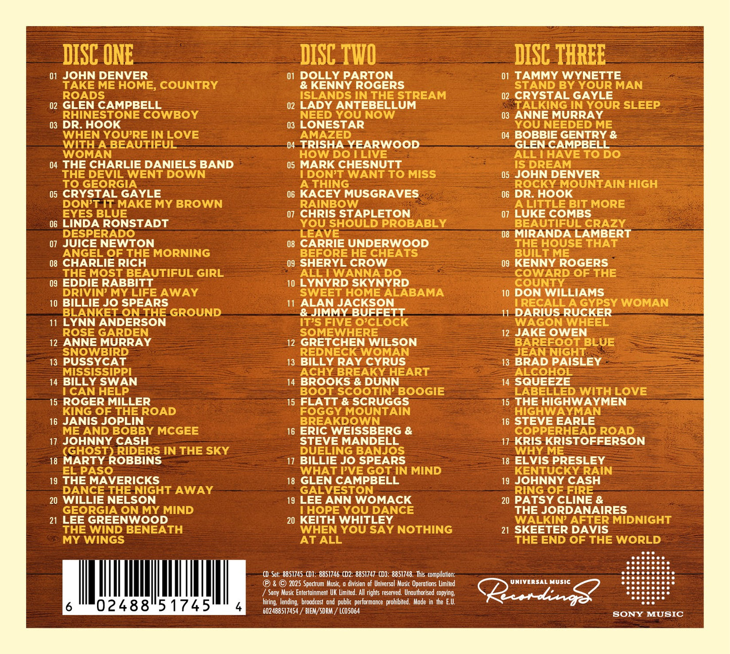 The Best Country Classics Album ITW...Ever!